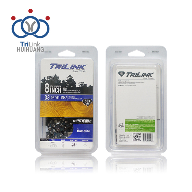 Venda quente elos de acionamento padrão semi cinzel trilink corrente de corte de árvore na china